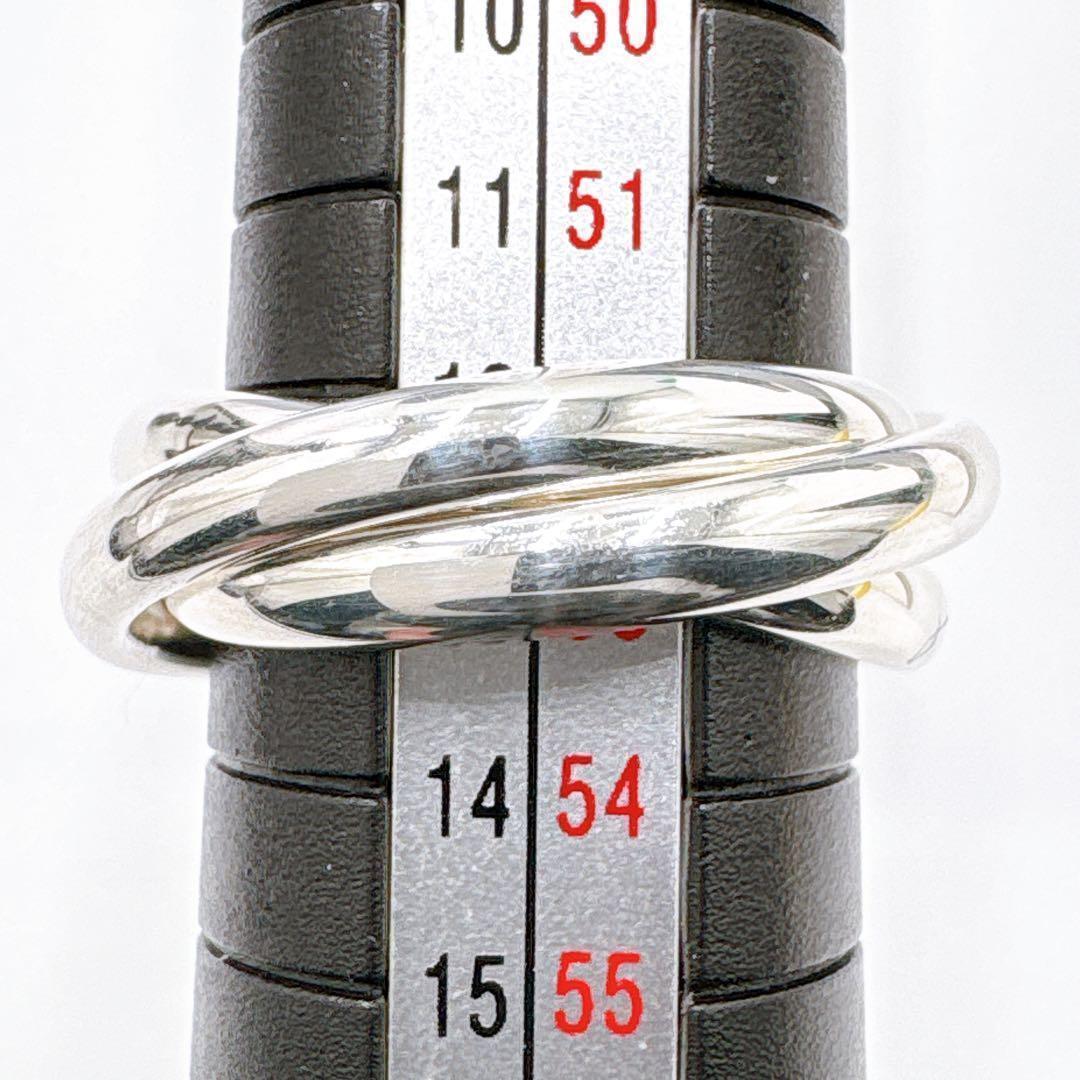 極美品 オールドティファニー トリニティ リング 12.5号 シルバー925