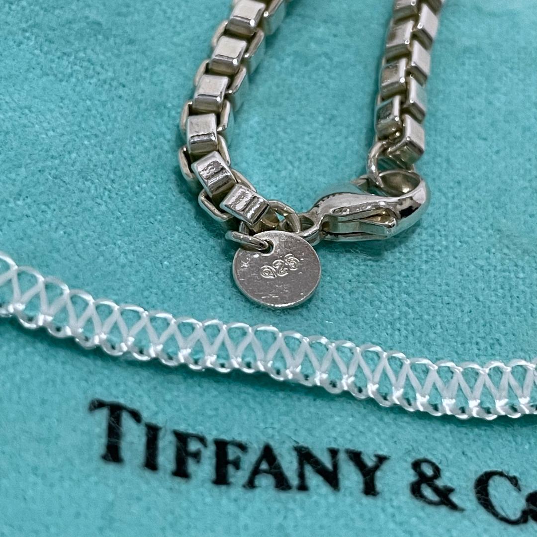 【箱・保存袋付】ティファニー ベネチアン ネックレス シルバー925 男女兼用