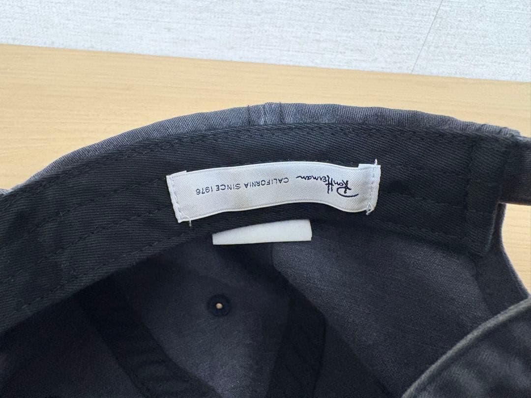 正規品　ロンハーマン　キャップ　ウォッシュブラック