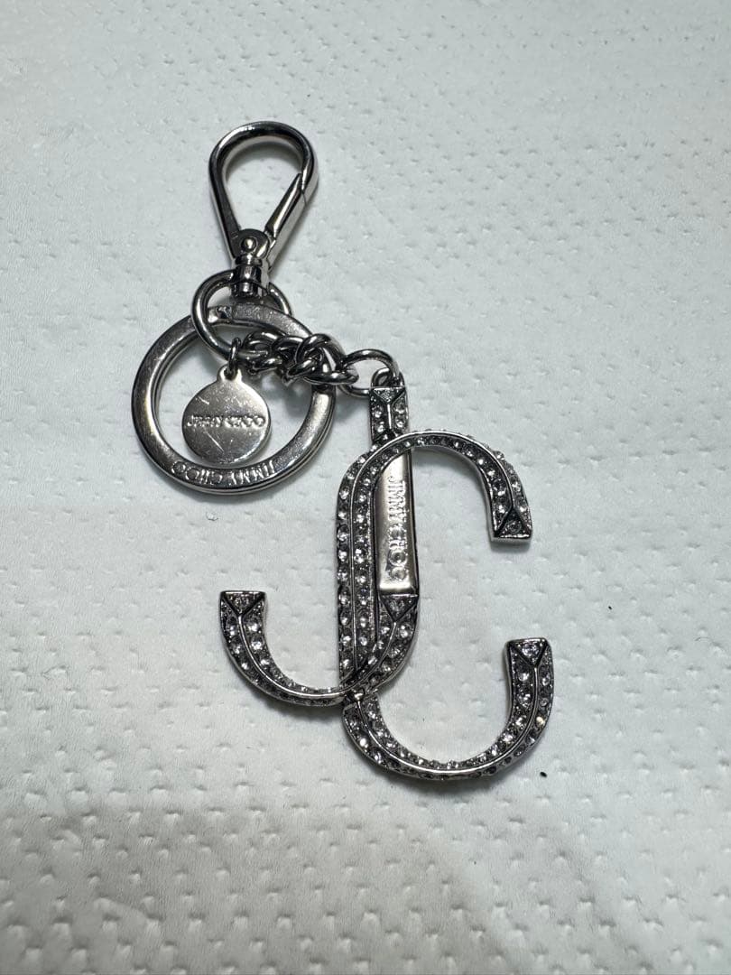 JIMMY CHOO クリスタルキーリング　アクセサリー