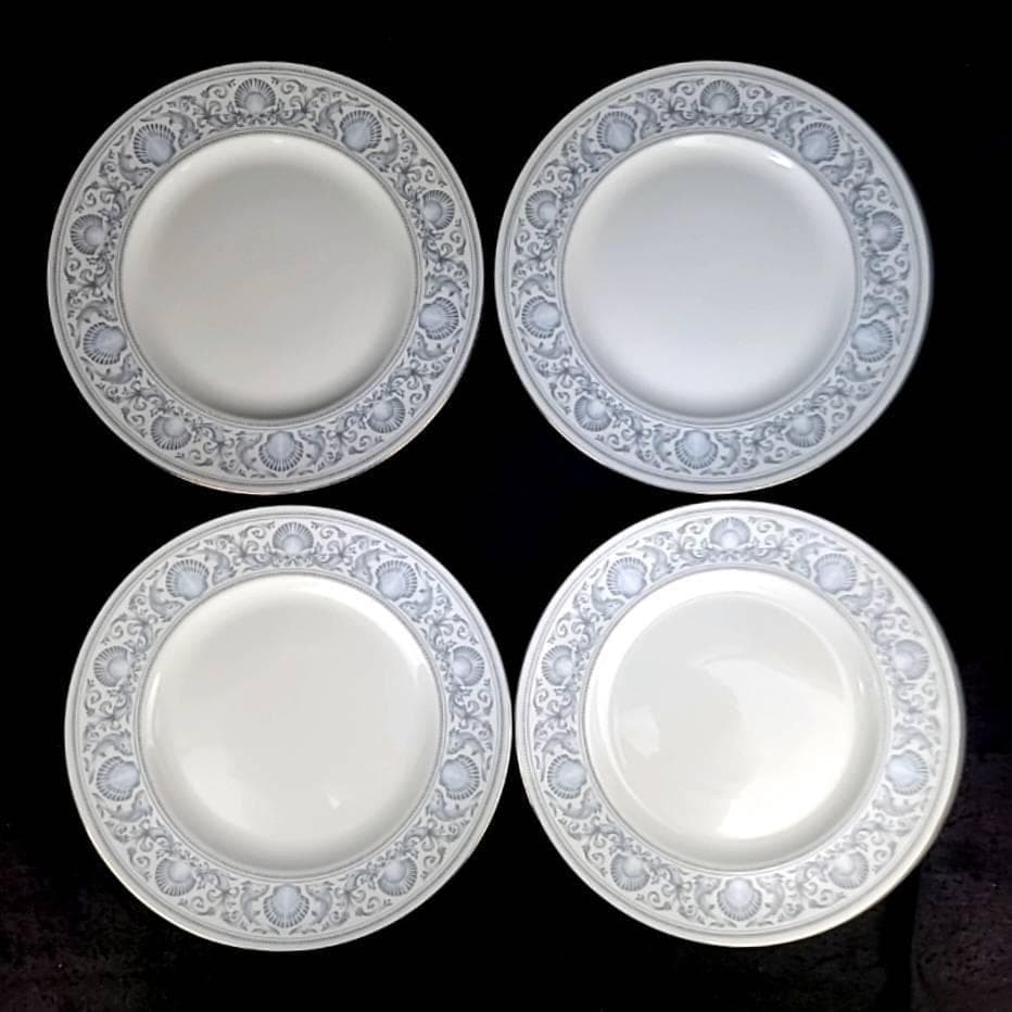 ●美品□ウェッジウッド 7　ドルフィン プレート ディナープレート　4枚 1