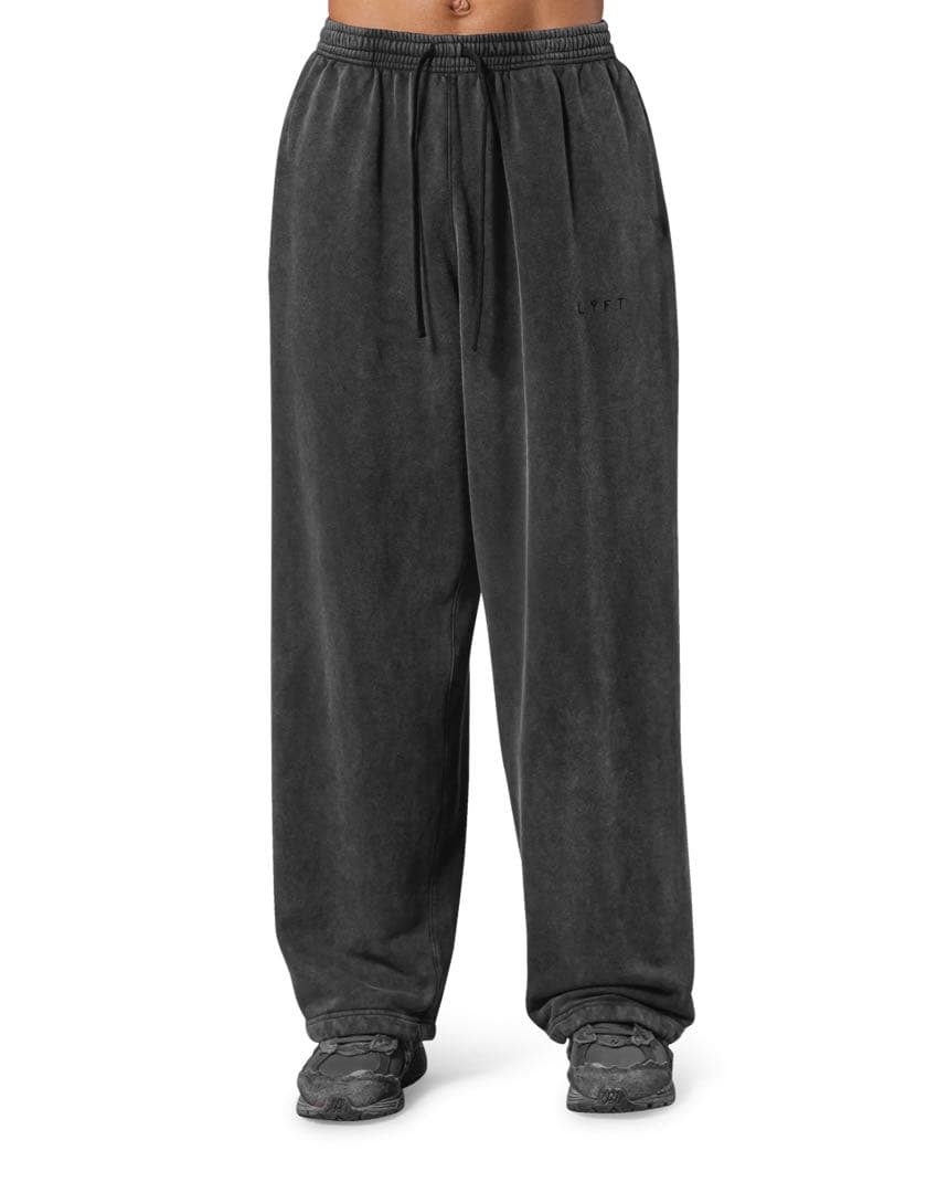 LYFT ダークグレー フリースパンツ