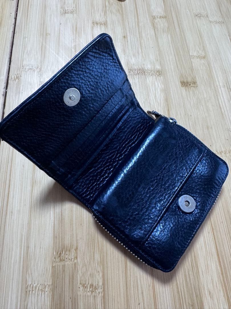 最終値下げCHROME HEARTS クロムハーツ SQ ZIP財布原本