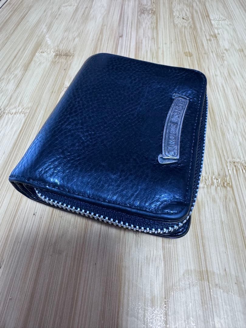 最終値下げCHROME HEARTS クロムハーツ SQ ZIP財布原本