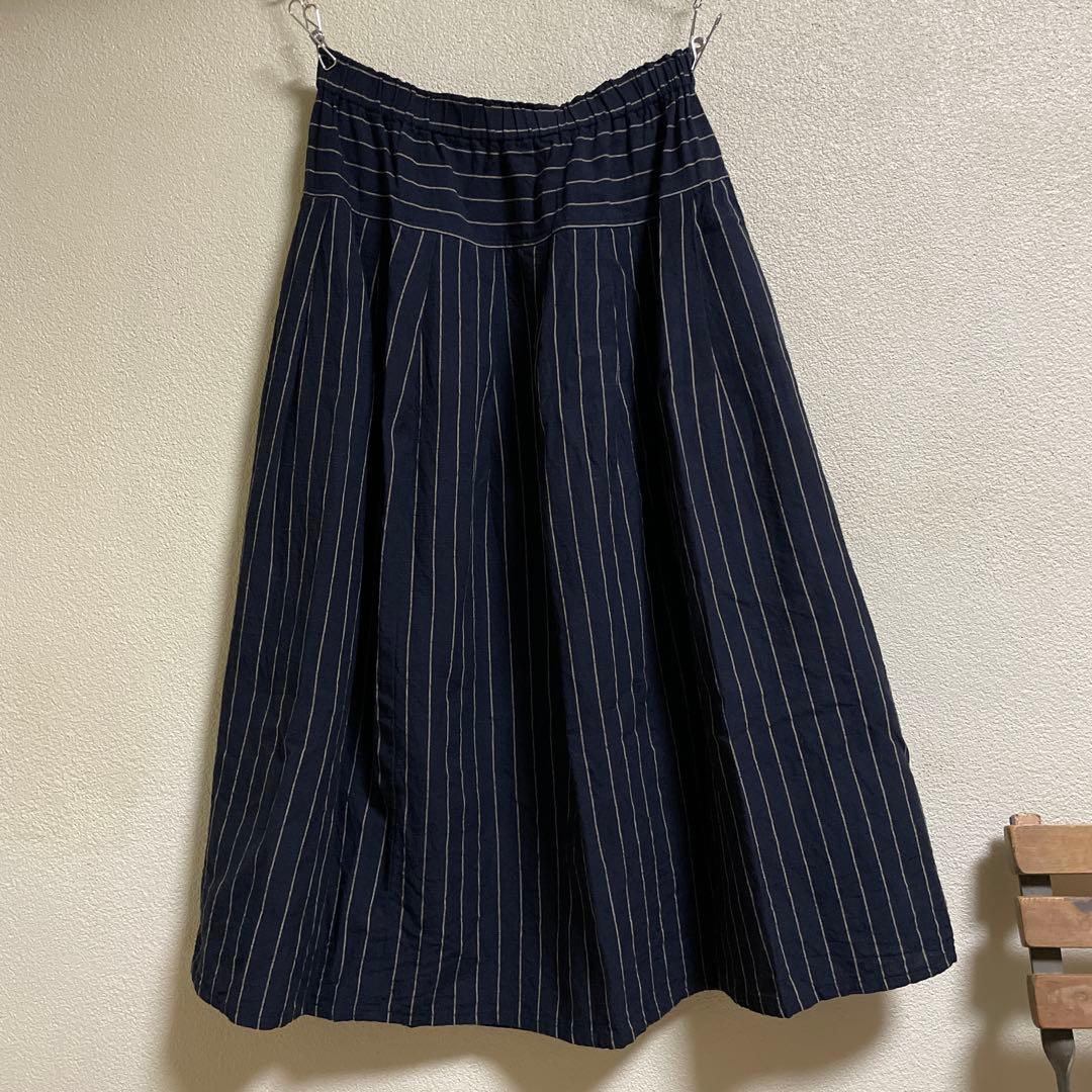 ヤンマ産業　会津木綿スカート