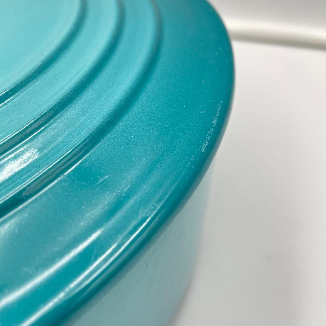 ル・クルーゼ　ココット・ロンド 22cm カリビアンブルー