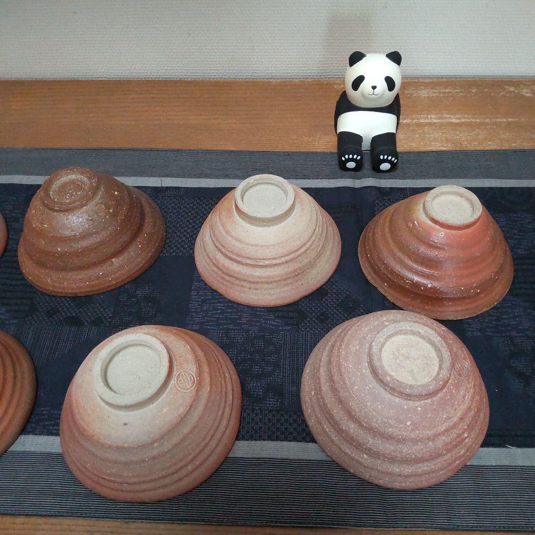 小鉢 9ケ 備前焼