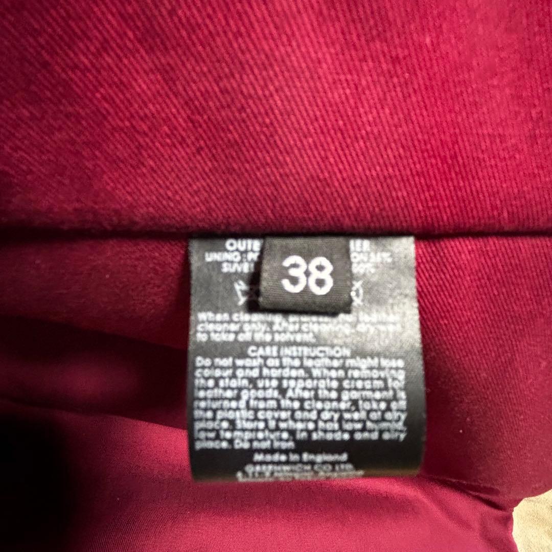 JAMESGROSEベージュ スエードレザー シングルライダースジャケット 38