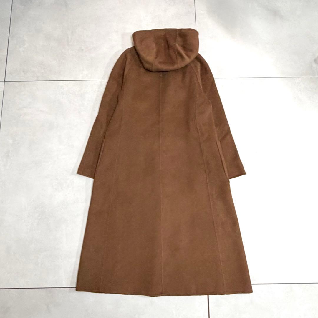 Pokoさま 美品✨アナイ　近年　シャルムビーバーフード コート　ブラウン　38