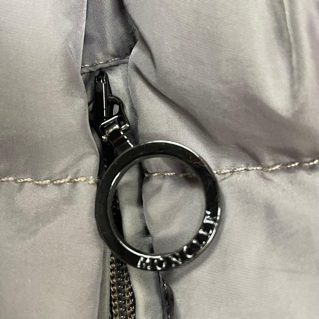 【訳アリ】モンクレール★ケリーファー　ダウンジャケット　希少　ブラウン系　1