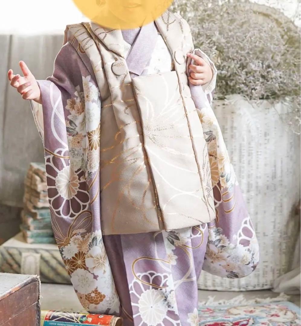 ひよこ商店　七五三　３歳　着物　7点セット