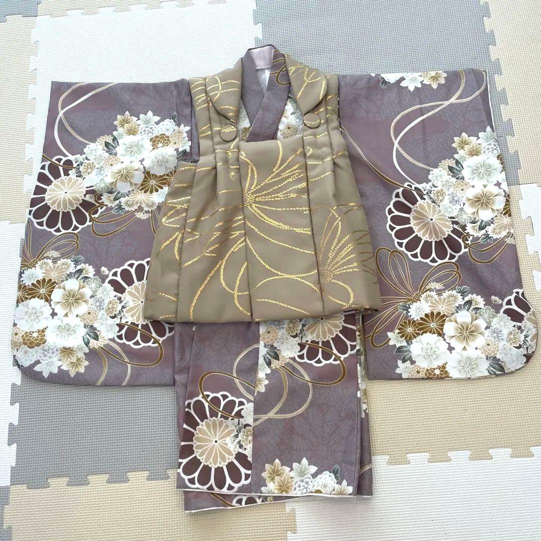 ひよこ商店　七五三　３歳　着物　7点セット