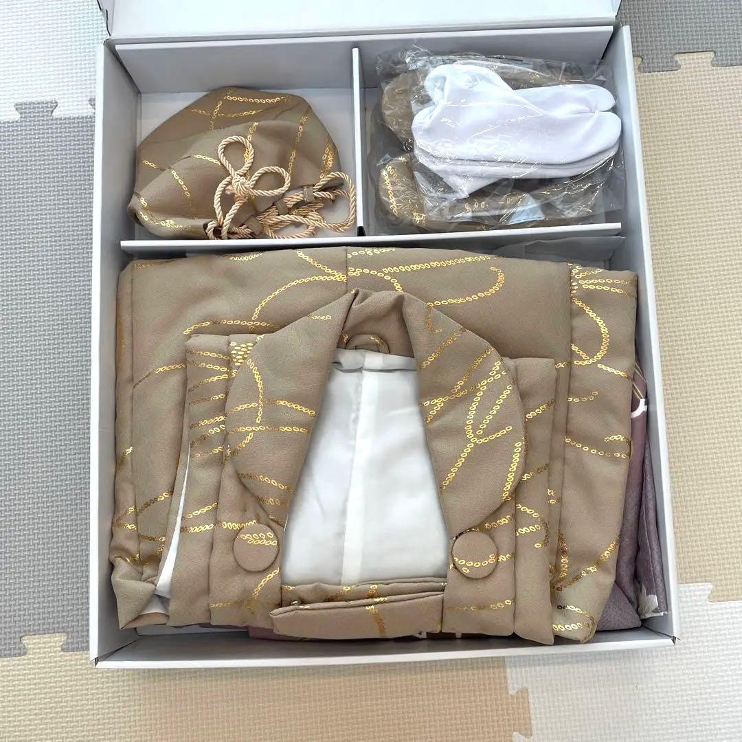 ひよこ商店　七五三　３歳　着物　7点セット