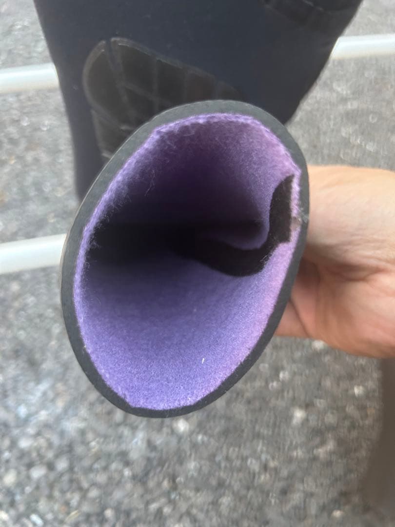 ビラボンセミドライウェットスーツ裏起毛頂き