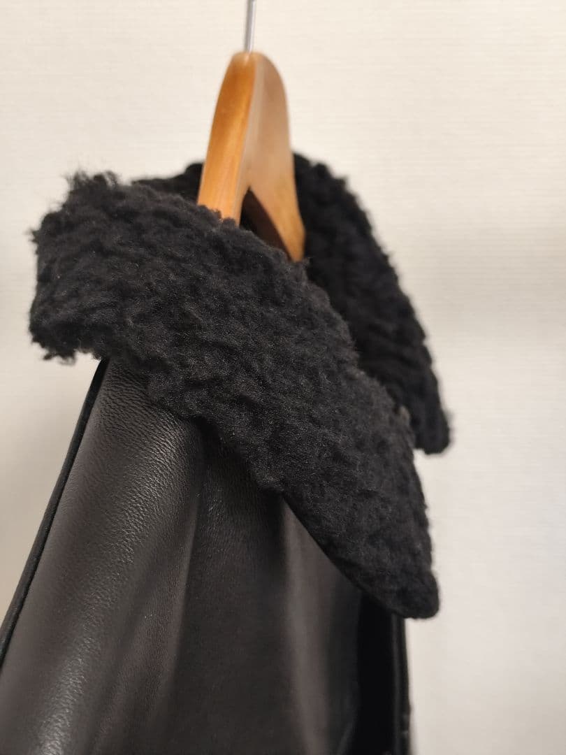SCHOTT 219US ランチジャケット 38 レザー ボア付 美品