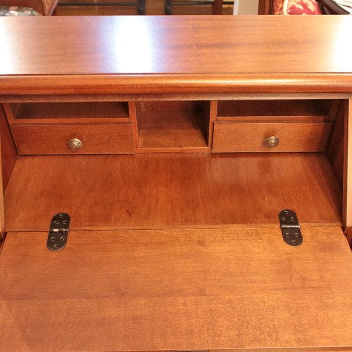 象嵌ライティングデスク 幅72cm 収納 ライティングビューロー 223-058