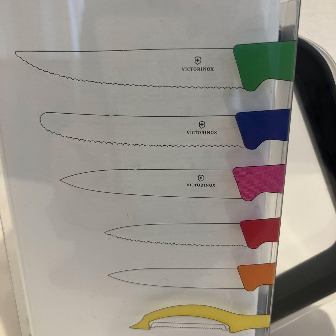 VICTORINOX（ビクトリノックス）包丁セット　スタンド　ナイフ6本スイス製