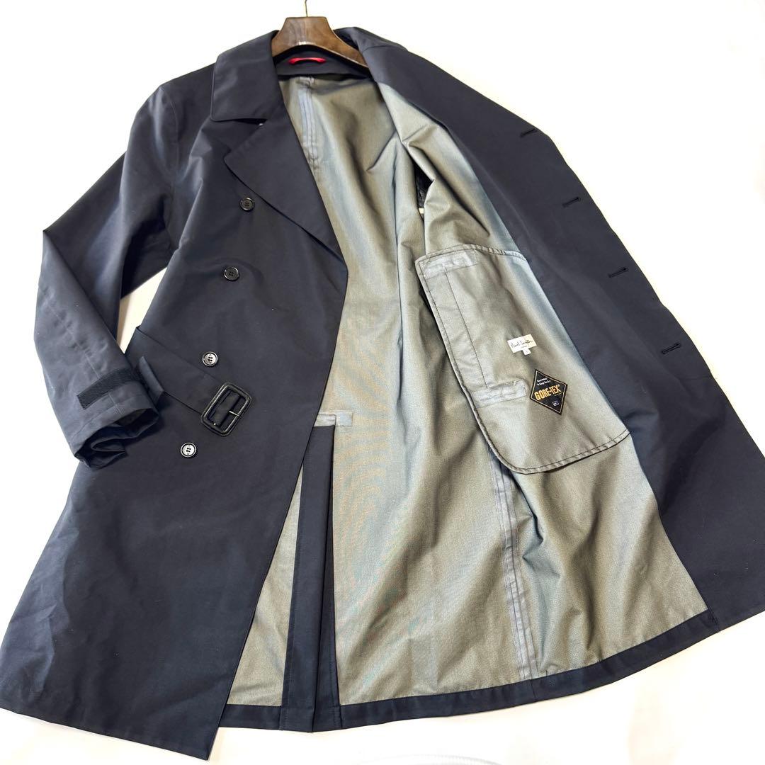 ポールスミス GORE-TEX 防雨 ナイロン100% トレンチコート ベルト付