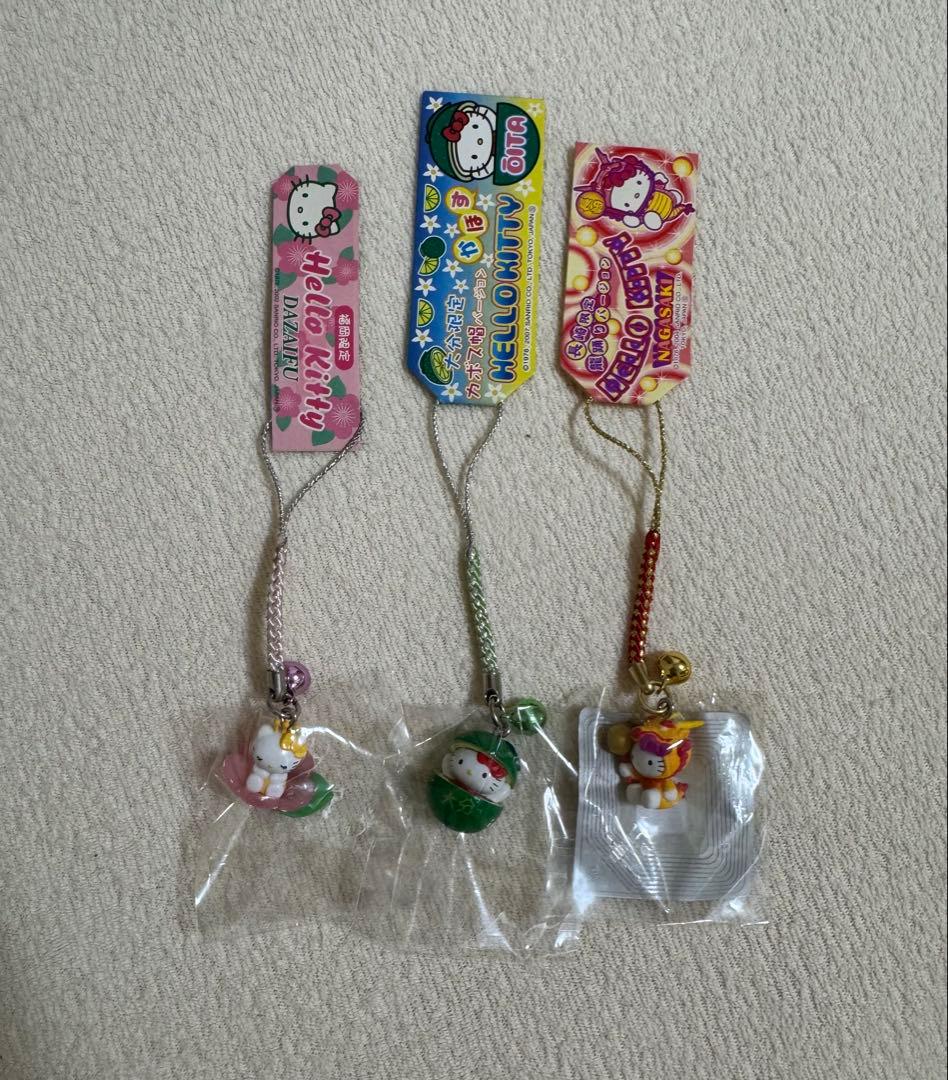 【未使用＊レア】　ご当地キティ　根付け　地域限定　まとめ売り　19個