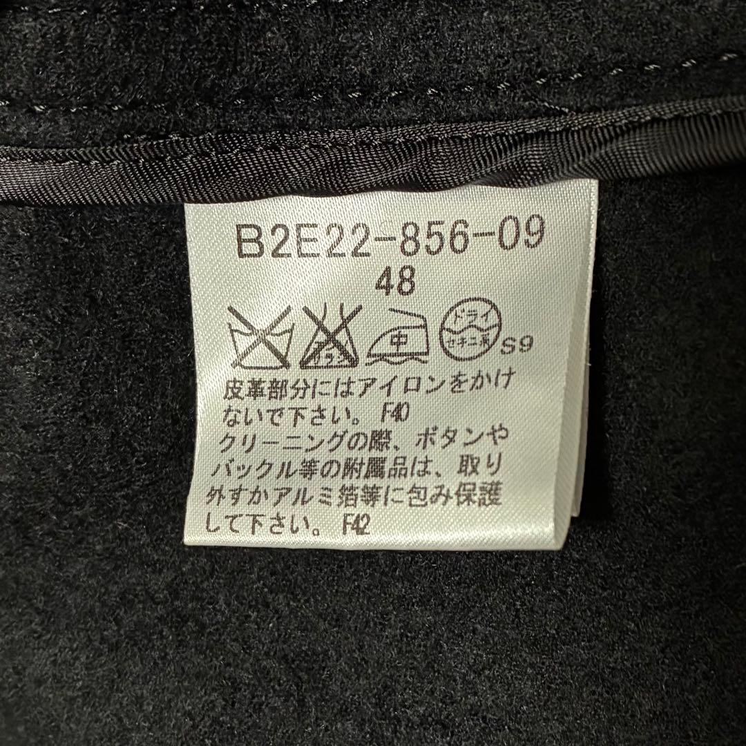 BURBERRY バーバリー ショールカラー ショート ダッフルコート 48