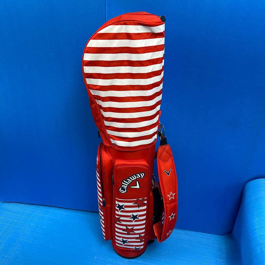 Callaway ゴルフキャディバッグ 赤