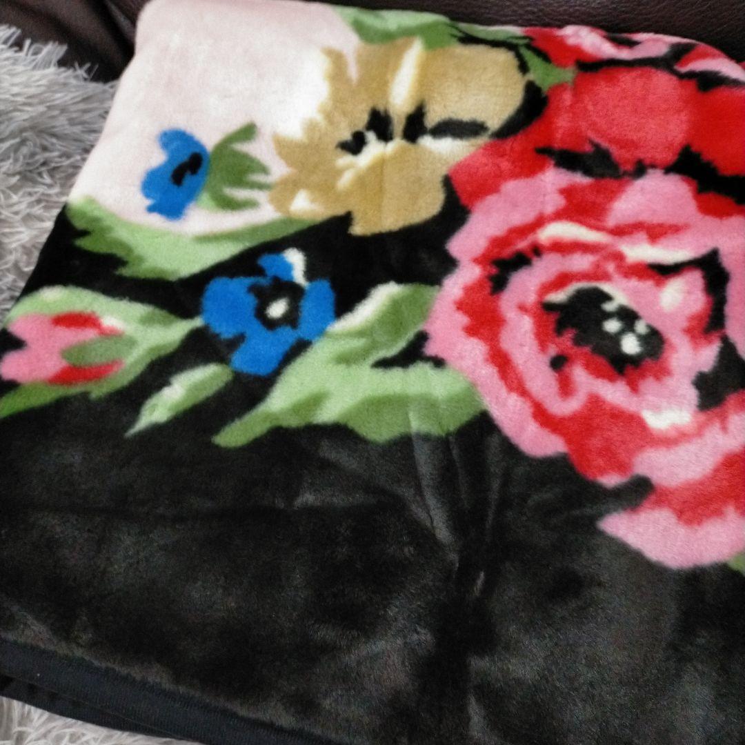 新品未使用 Lake Alster アクリルブランケット 花柄 140×200