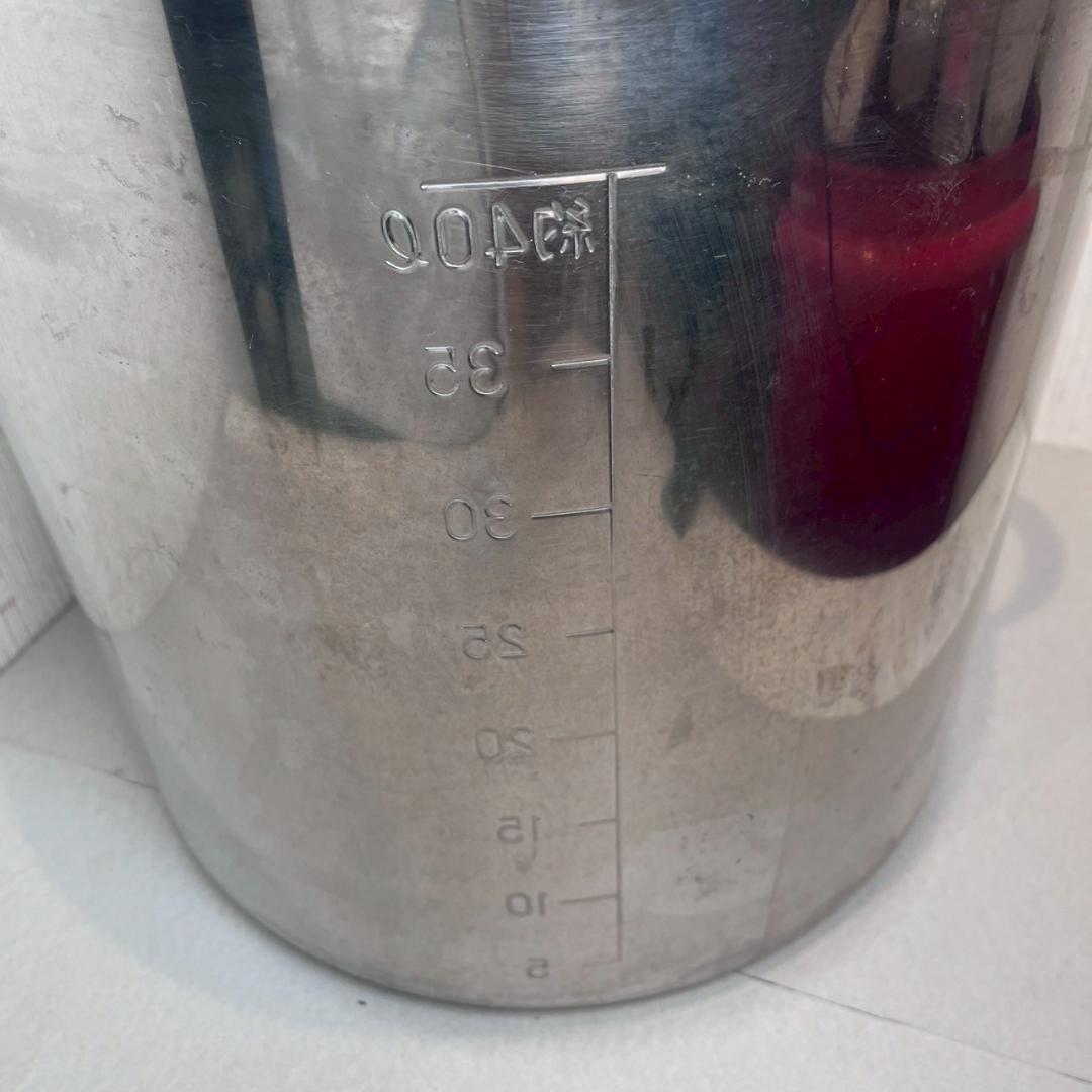 【40ℓ】 寸胴鍋 業務用 18-8 ステンレス製 蓋あり 直径42cm