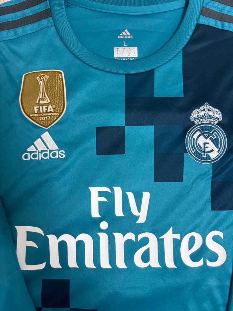 レアル・マドリード 17-18シーズン ロナウド ユニフォーム長袖(パッチ付き)