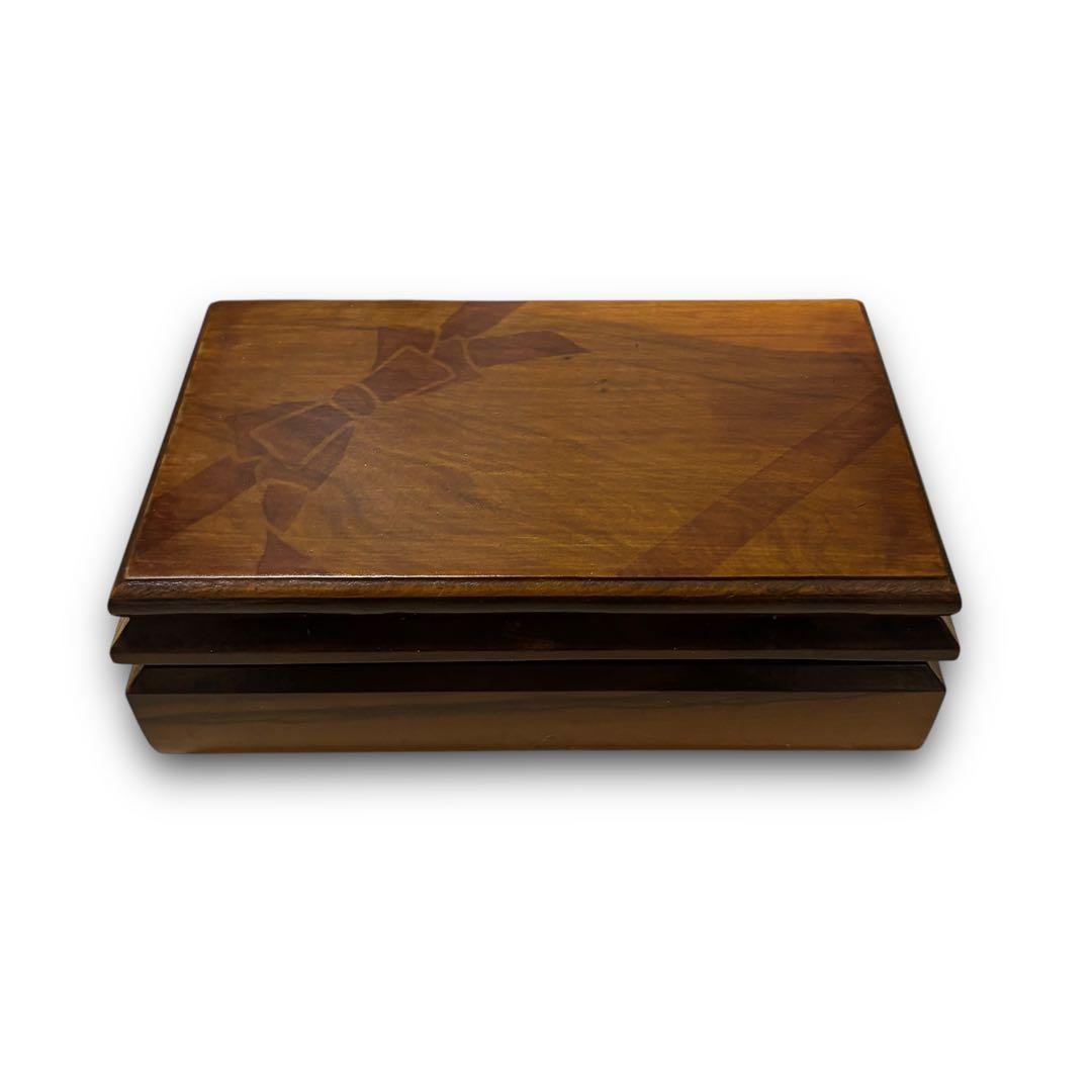 アンティーク ヴィンテージ オルゴールボックス｜木製 リメイク 一点物