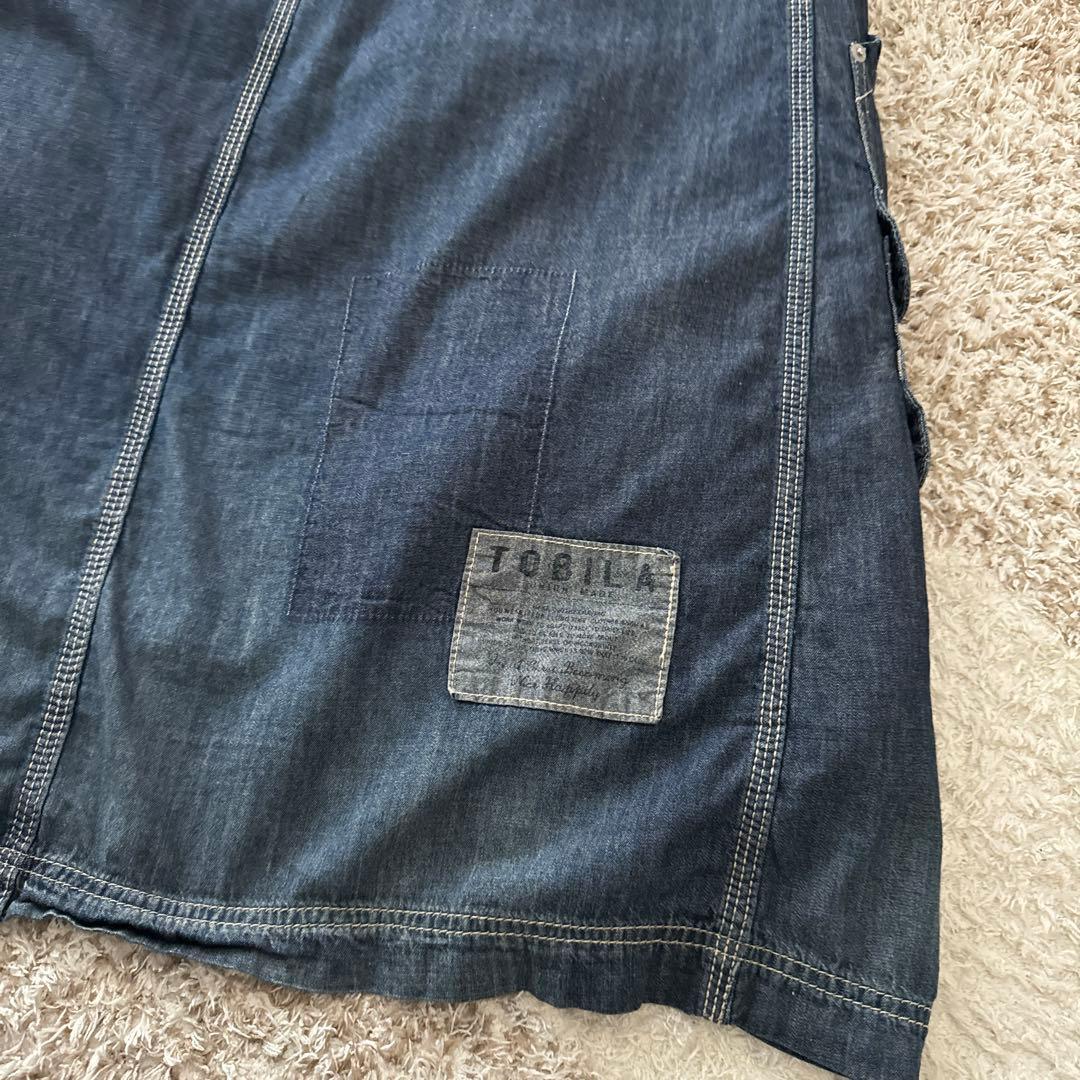TOBILA ダッフルコート　デニム