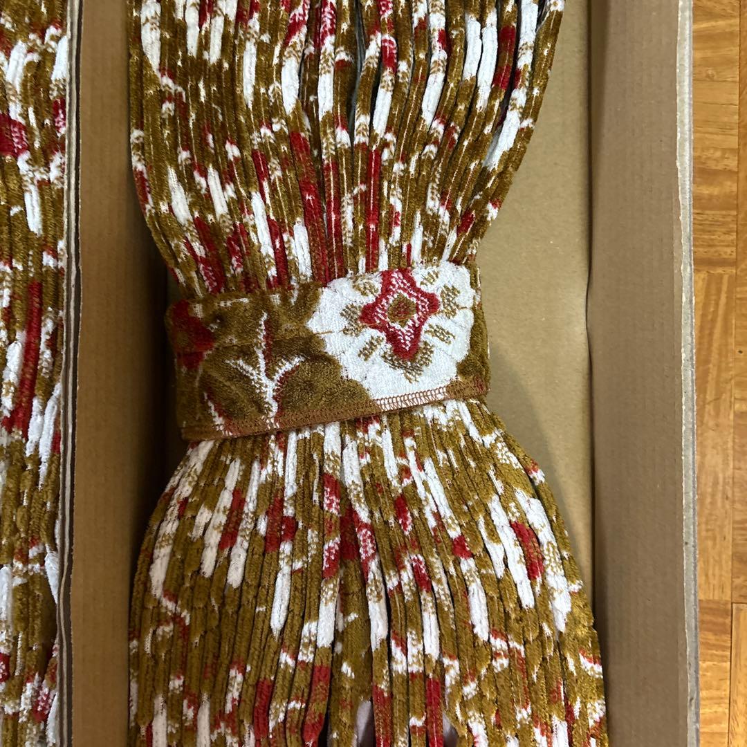 仮眠カーテン、シフトカバー　大花束オレンジ