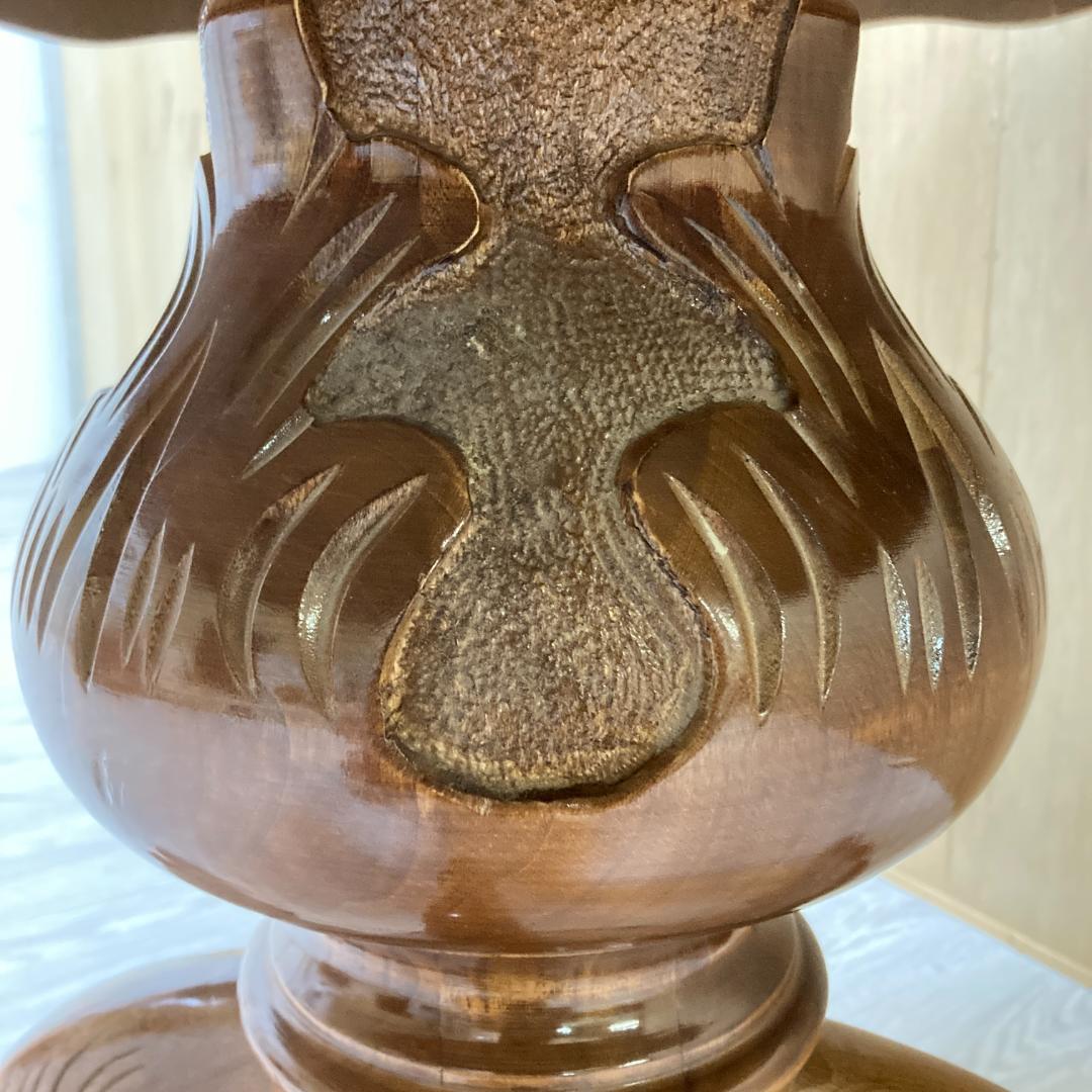 イタリア　象嵌　ダイニングテーブル　クラシック　ラウンド　円形