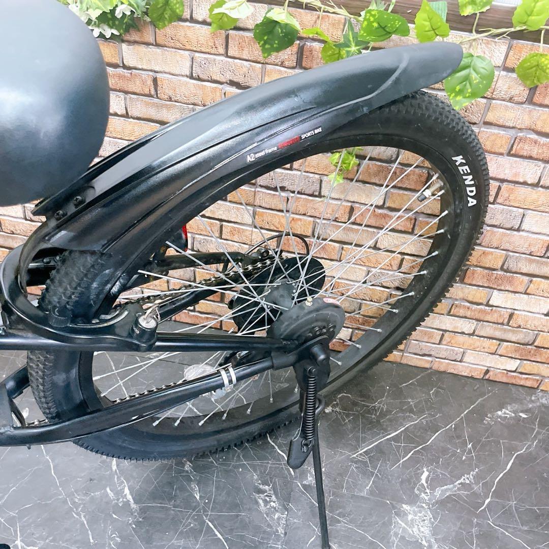 【89】子供用自転車 子供車 STIVERS ブラック 24インチ 外装変速付き