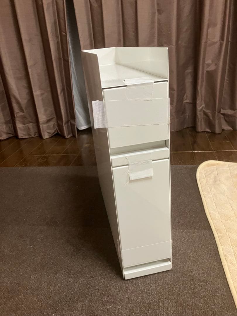 tower 隠せる調味料ラック　2段　ホワイト　引き出し収納　山崎実業