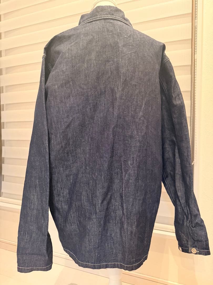 ACV-SJK04CLDコットンリネンDENIM PULLOVER JACKET