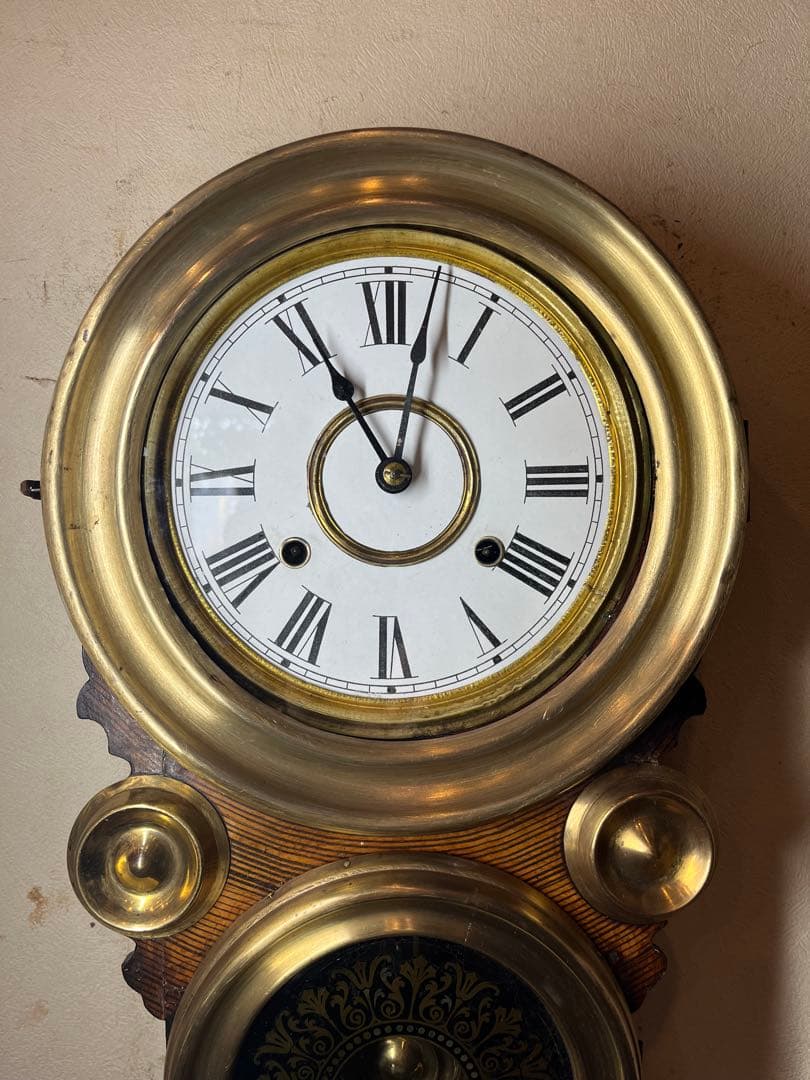 精工舎　ダルマ時計　柱時計　古時計　振り子　ゼンマイ　アンティーク時計　レトロ