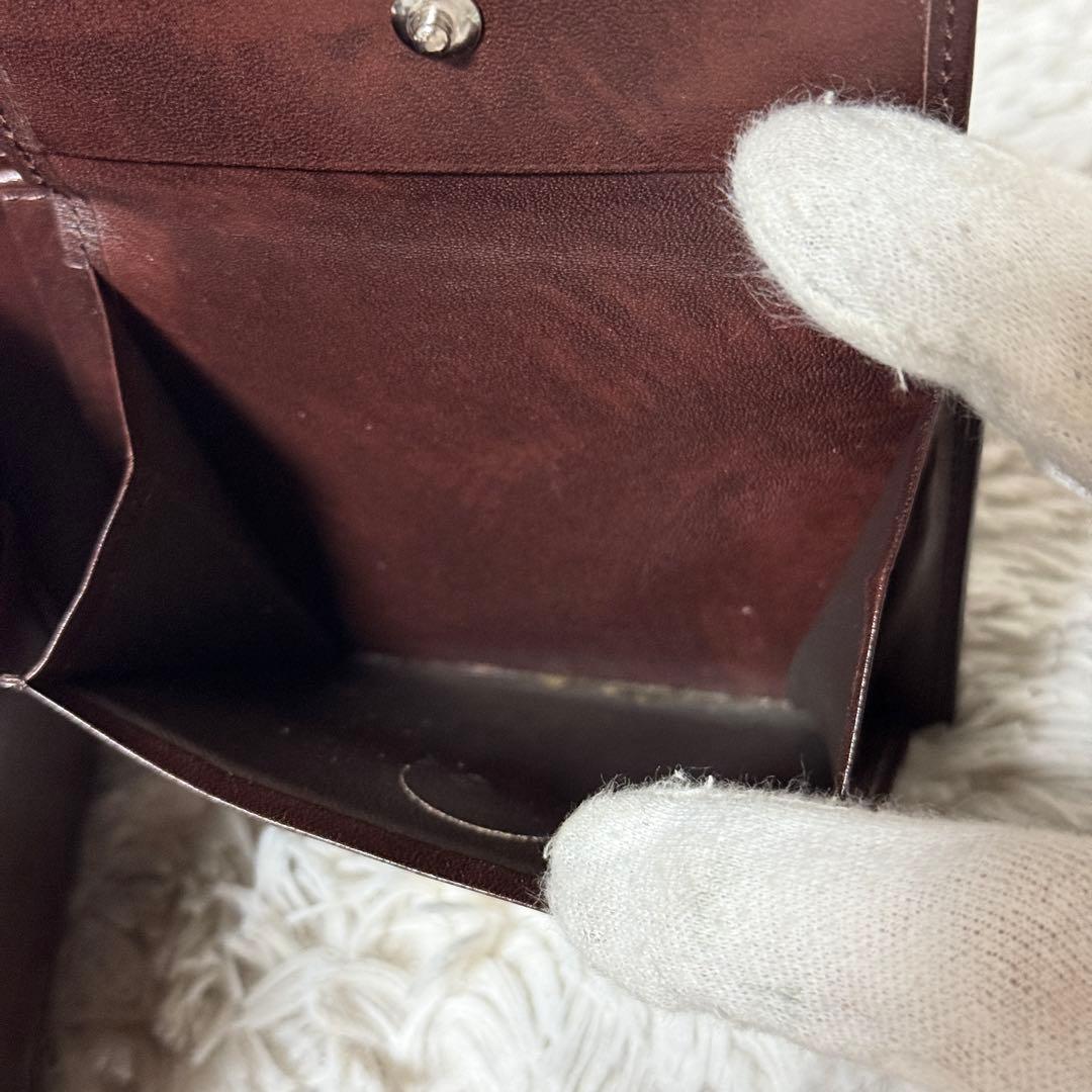 極美品✨キプリス　シェルコードバン　二つ折り財布　ビルフォード