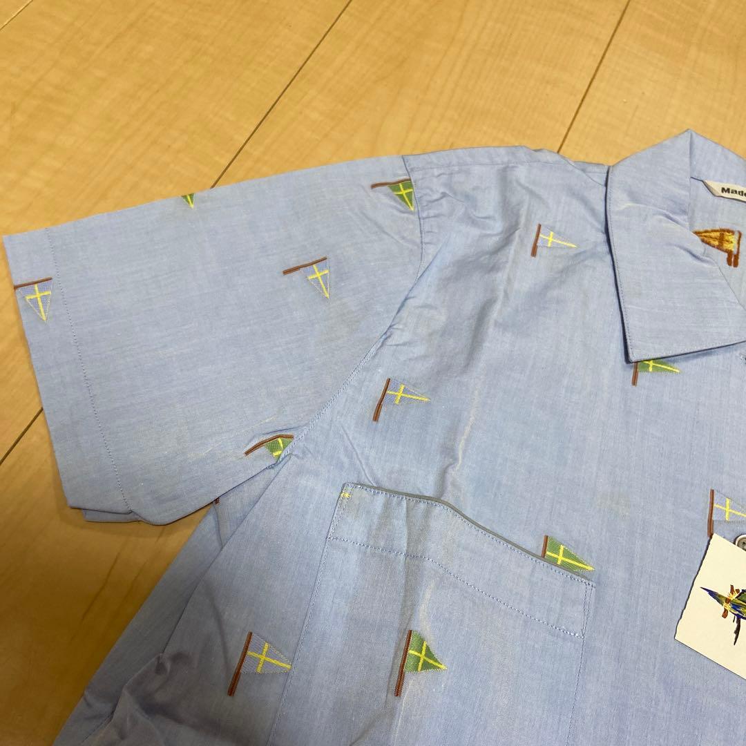 タグ付き新品　マドモアゼルノンノンパパス　シャツ　半袖　Ｌ　綿100%