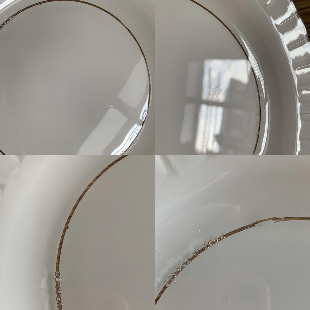 デュラレックス DURALEX ガラス プレート 5枚 未使用品 フランス製