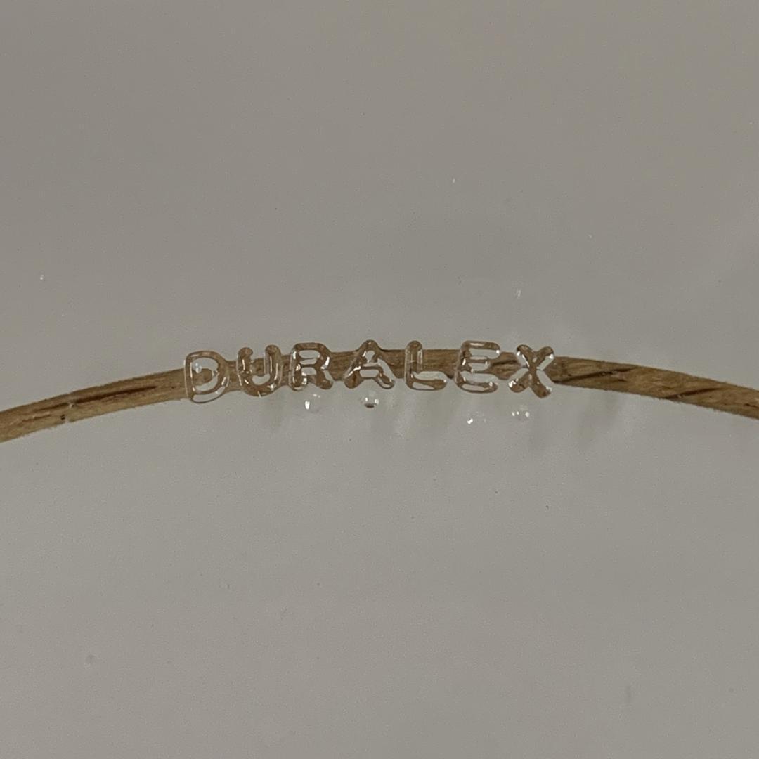 デュラレックス DURALEX ガラス プレート 5枚 未使用品 フランス製