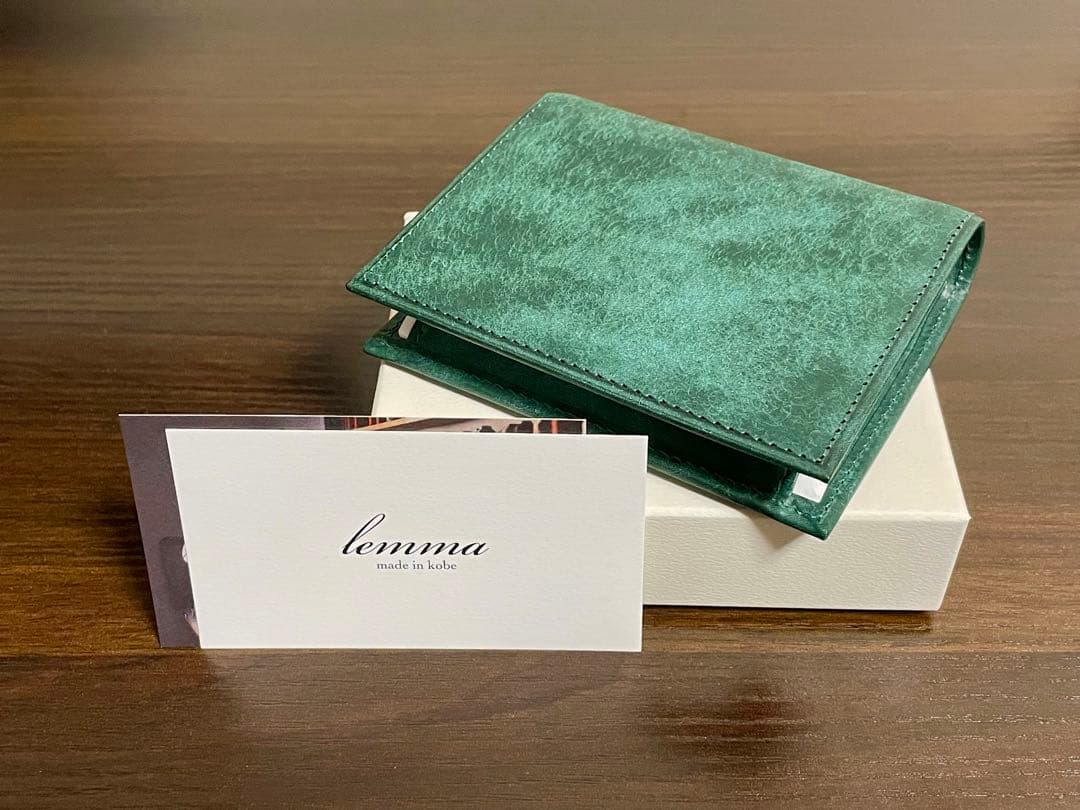 新品未使用　lemma レンマ　マリスコ　ペトローリオ　二つ折り財布