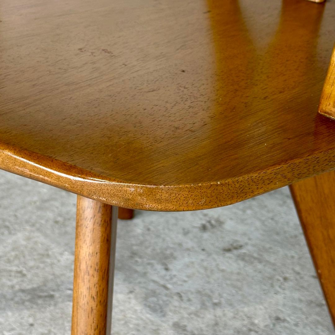 ✦マツダ家具✦ 木製 回転式ダイニングチェア 昭和レトロ 国産ヴィンテージ