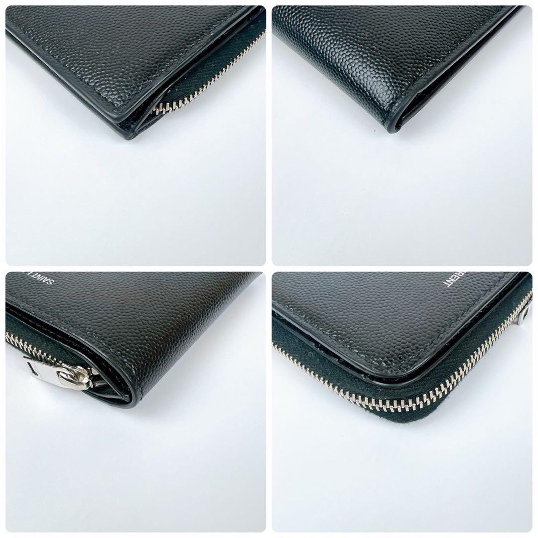 新品未使用✨ Saint Laurent サンローラン 折り財布 ブラック 黒色