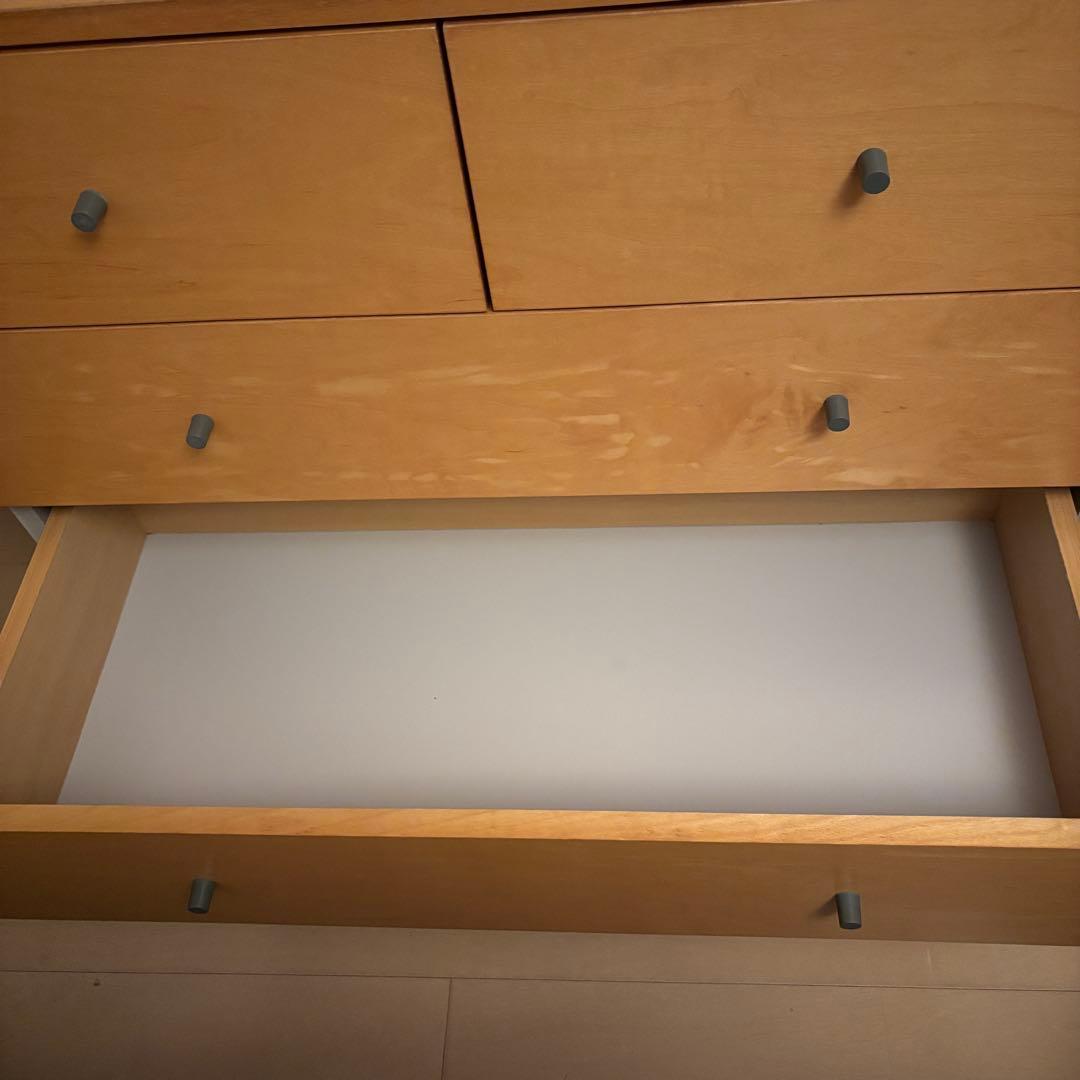 everyday is catday廃盤品　無印良品　4段チェスト