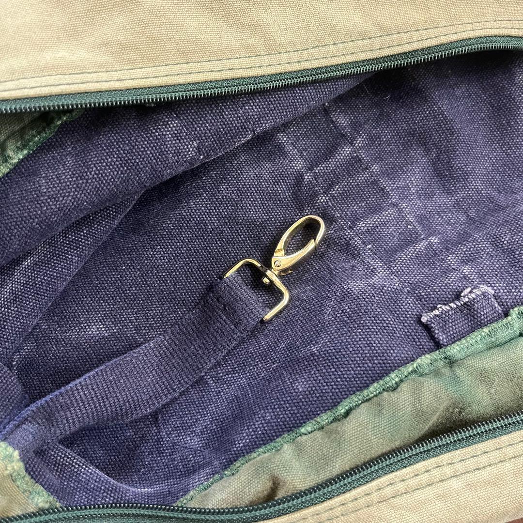 80s 90s USA製 ランズエンド デラックストート ビーントート フェード