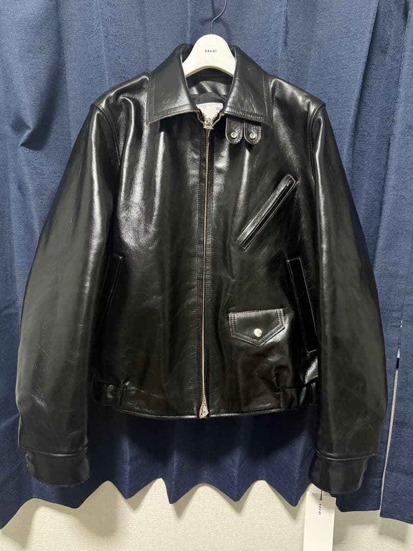 sacai 25ss レザージャケット　leather jacket サイズ1