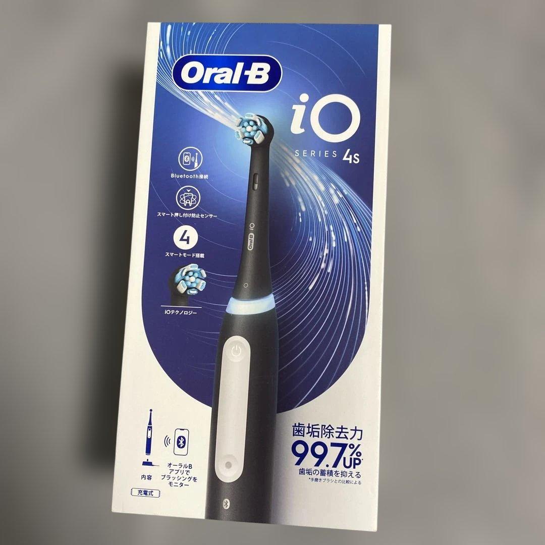 ブラウン電動歯ブラシ オーラルB iO4S iOG41B60BK マットブラック