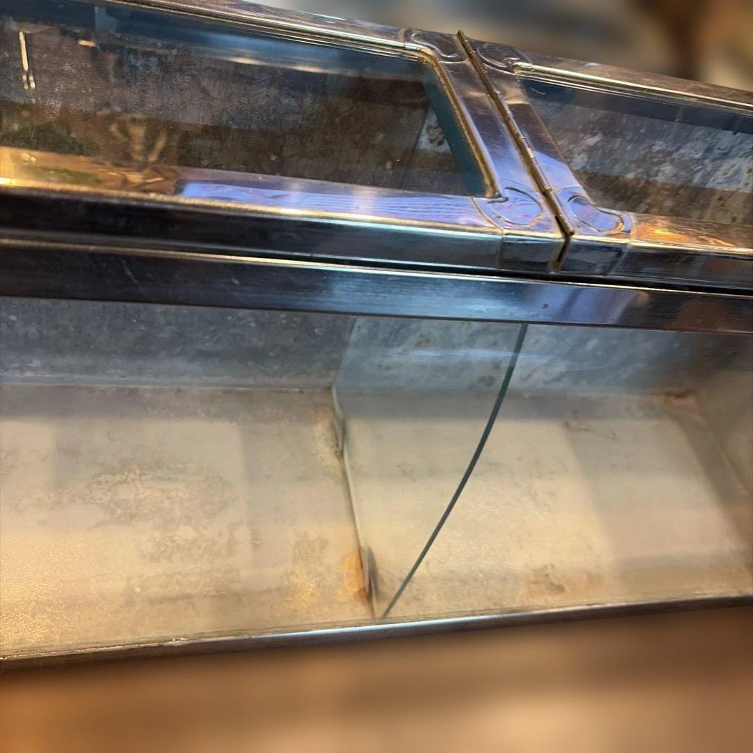 駄菓子屋　ブリキ　ガラスケース　アンティーク