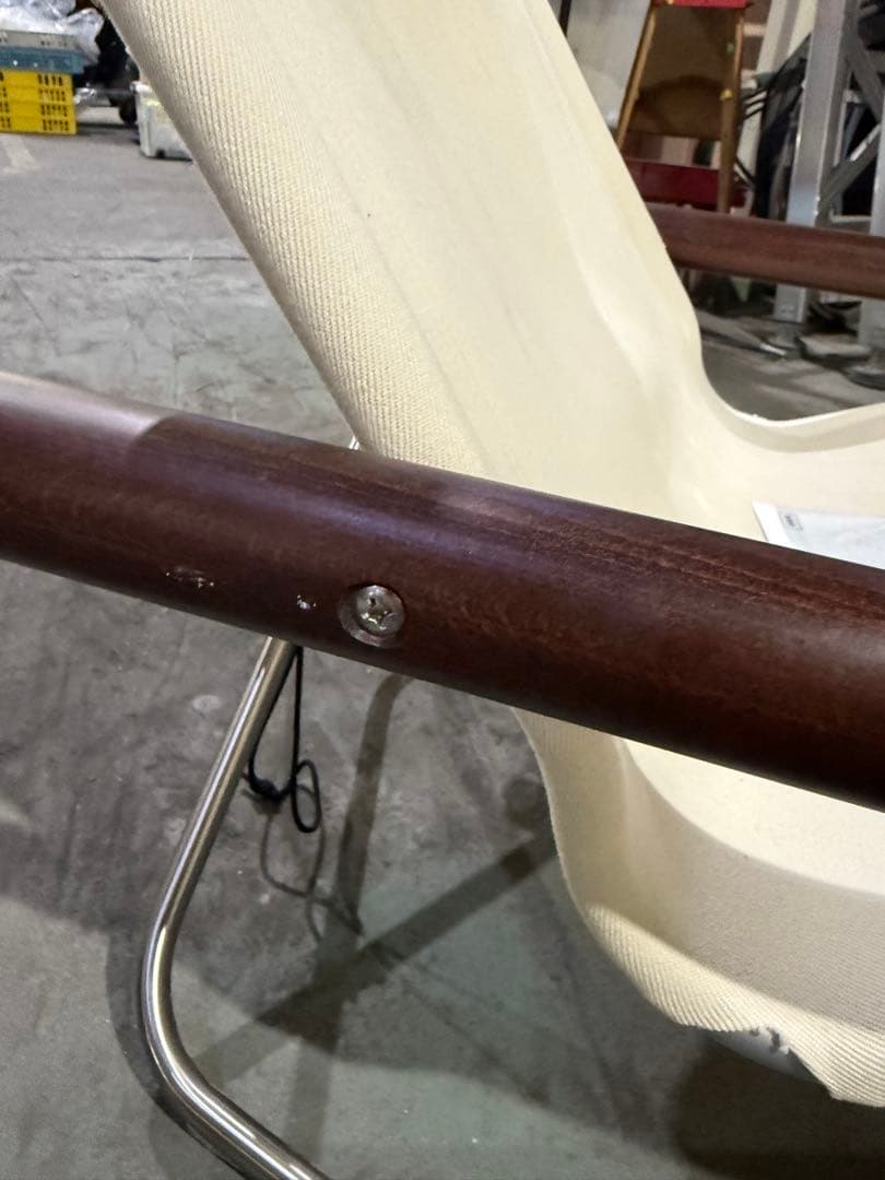 NychairX Roking ニーチェアX ロッキング 白 帆布 ナチュラル