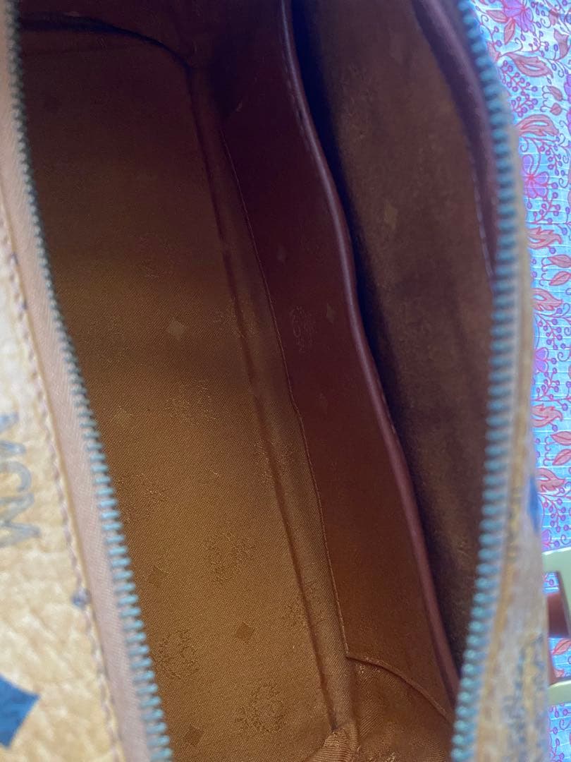 MCM ボストンバッグ 中型 ブラウン